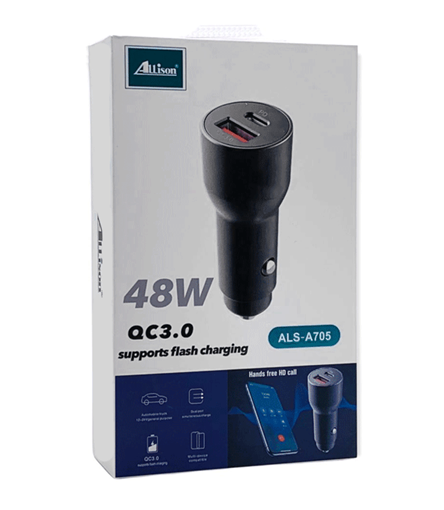 شارژر فندکی 48 وات Allison A705