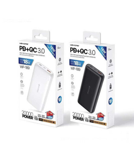 پاوربانک 10000 ویکومی مدل WP-187